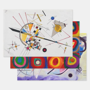 Wassily Kandinsky, Abstract Wrapping Paper Sheet