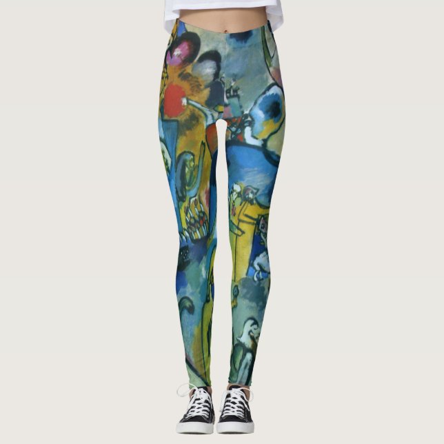Wassily Kandinsky - All Saints Day II Leggings (Front)