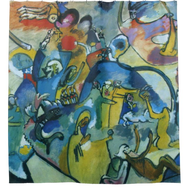 Wassily Kandinsky - All Saints Day II Shower Curtain (Front)