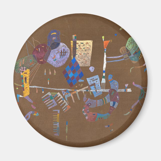 Wassily Kandinsky around line Magnet (Front)