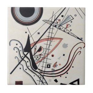 Wassily Kandinsky - Blue Ceramic Tile
