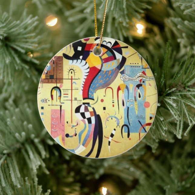 Wassily Kandinsky Ceramic Ornament (Tree)