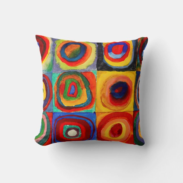 Wassily Kandinsky circles Cushion (Front)