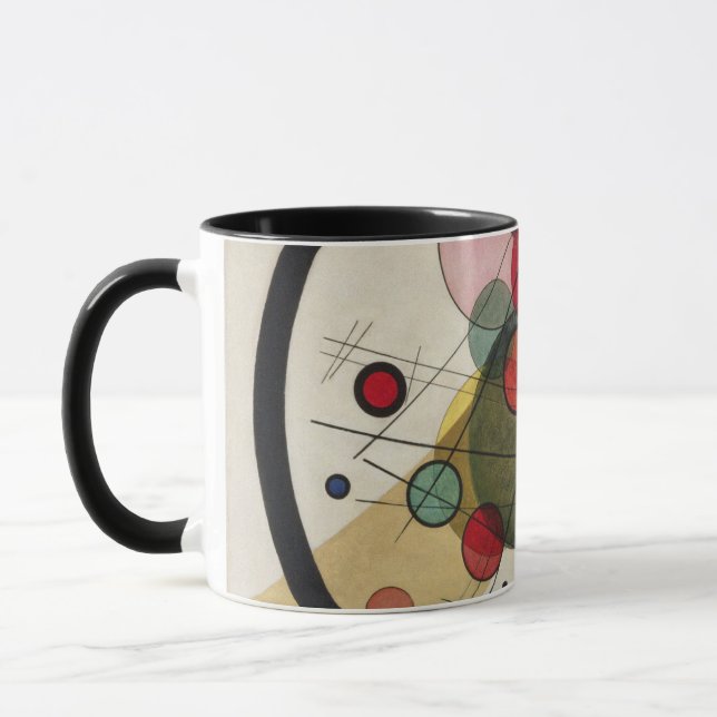 Wassily Kandinsky - Circles In A Circle Mug (Left)