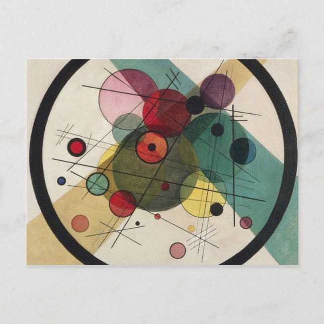 Wassily Kandinsky - Circles In A Circle Postcard (Front)
