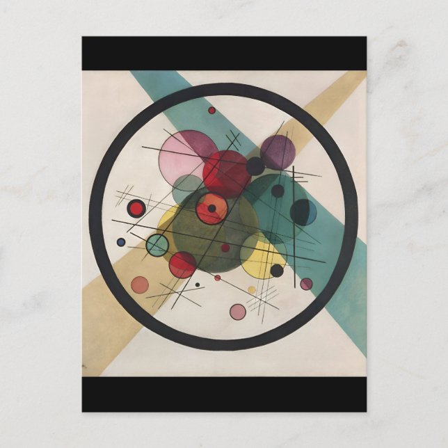 Wassily Kandinsky Circles In A Circle Postcard (Front)