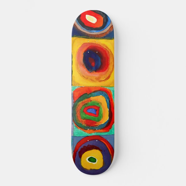 Wassily Kandinsky circles Skateboard (Front)