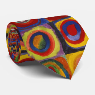 Wassily Kandinsky Colour Study of Squares Circles Tie