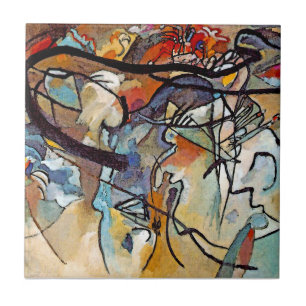 Wassily Kandinsky - Composition Five Abstract Art Ceramic Tile