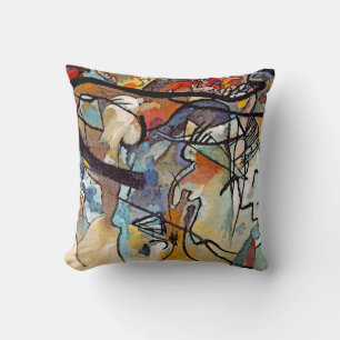 Wassily Kandinsky - Composition Five Abstract Art Cushion
