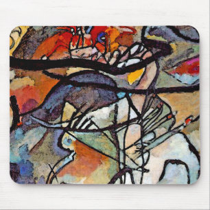 Wassily Kandinsky - Composition Five Abstract Art Mouse Pad