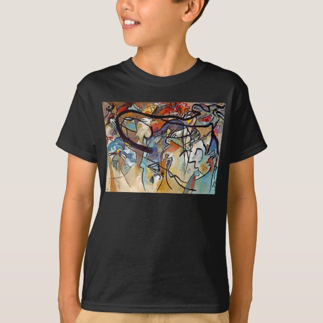 Wassily Kandinsky - Composition Five Abstract Art T-Shirt (Front)