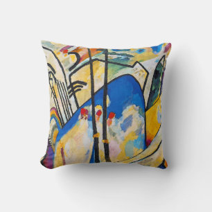 Wassily Kandinsky Composition Four - Abstract Art Cushion