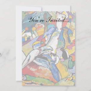Wassily Kandinsky - Composition II Abstract Art Invitation
