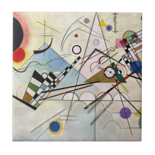 WASSILY KANDINSKY - Composition VIII 1923 Ceramic Tile