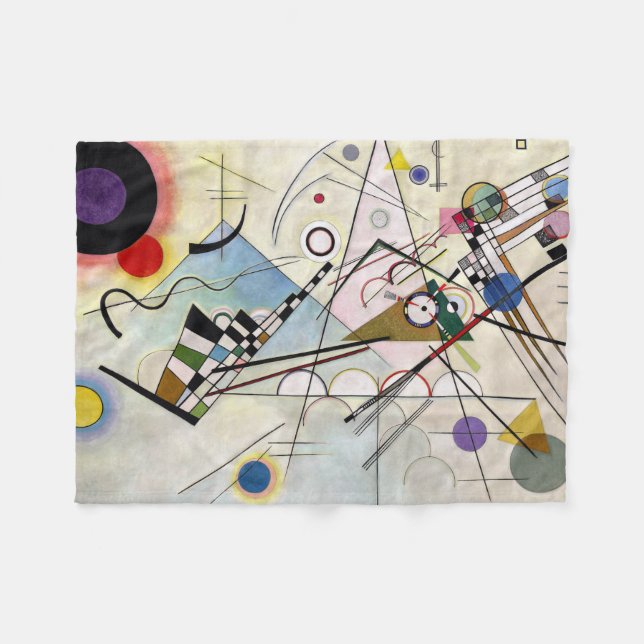 WASSILY KANDINSKY - Composition VIII 1923 Fleece Blanket (Front (Horizontal))