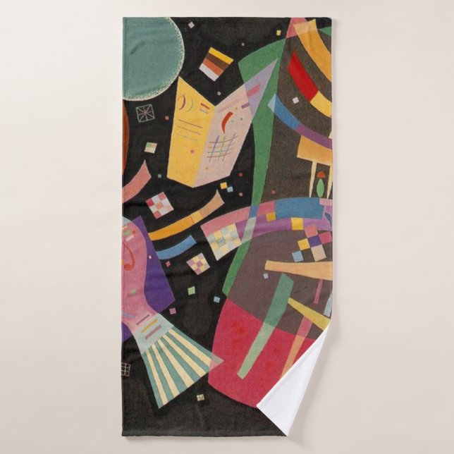 Wassily Kandinsky - Composition X, 1939 Bath Towel (Bath Towel)