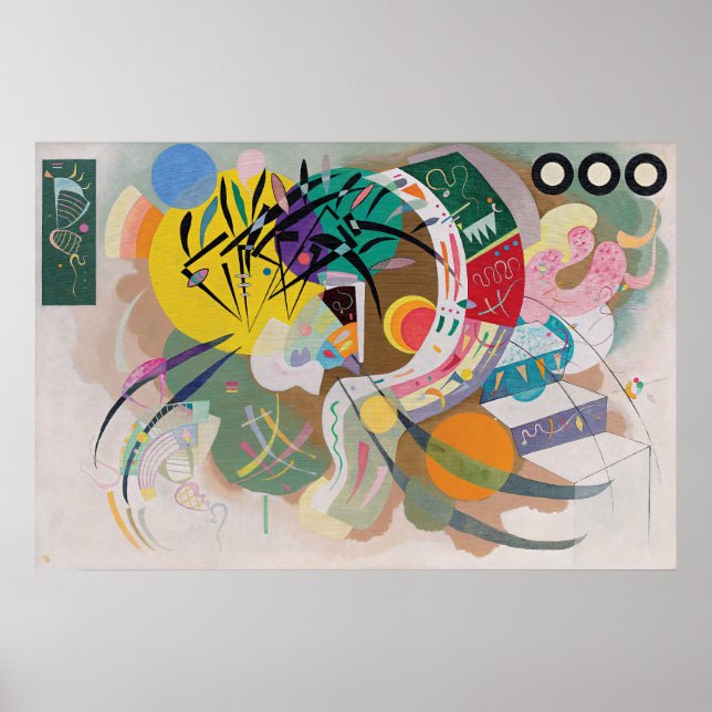 WASSILY KANDINSKY - Dominant curve Poster (Front)