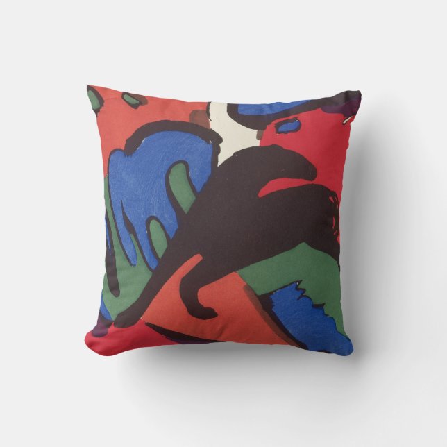Wassily Kandinsky Franz Marc Blue Rider Cushion (Front)