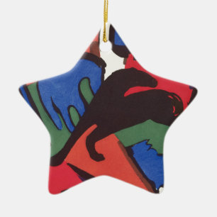 Wassily Kandinsky Franz Marc Blue Rider Painting Ceramic Tree Decoration