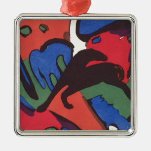Wassily Kandinsky Franz Marc Blue Rider Painting Metal Tree Decoration