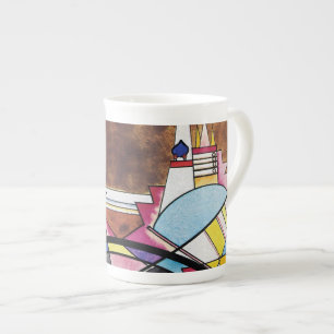 Wassily Kandinsky - Great Gate Of Kiev Abstract Bone China Mug