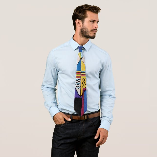 Wassily Kandinsky - Great Gate Of Kiev Abstract Tie (In Situ)