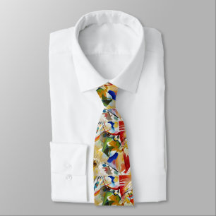 Wassily Kandinsky Green Centre Fine Art Necktie