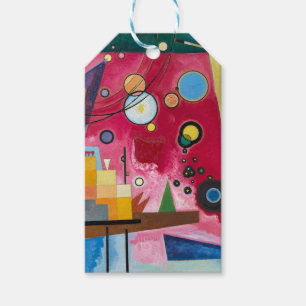 Wassily Kandinsky Heavy Red 1924 Abstract Art Gift Tags