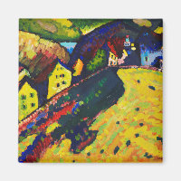 Wassily Kandinsky Houses at Murnau. Expressionism