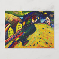 Wassily Kandinsky. Houses at Murnau. Expressionism