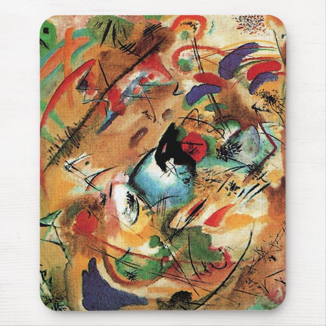 Wassily Kandinsky - Improvisation, Dreamy, Mouse Pad (Front)