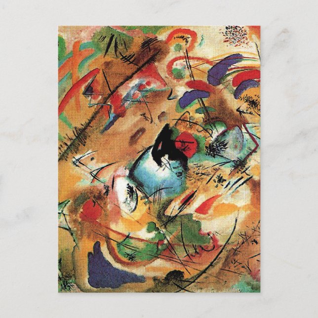 Wassily Kandinsky - Improvisation, Dreamy, Postcard (Front)