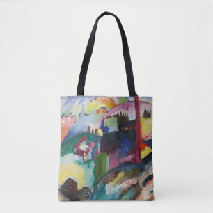 Wassily Kandinsky Landscape with Factory Chimney Tote Bag