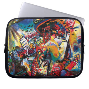 Wassily Kandinsky - Moscow Cityscape Abstract Art Laptop Sleeve
