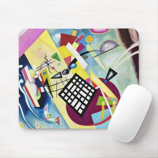 Wassily Kandinsky Mouse Pad (With Mouse)