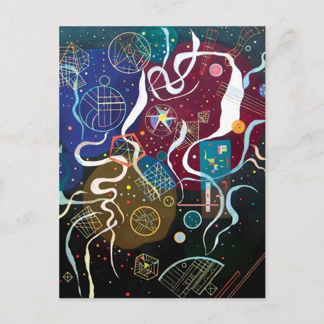 Wassily Kandinsky - Movement One Abstract Art Postcard (Front)