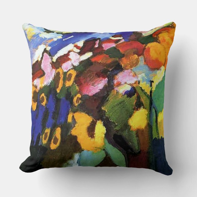 Wassily Kandinsky-Murnau Garden Cushion (Front)