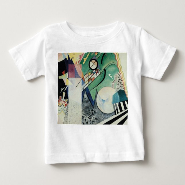 Wassily Kandinsky Open Green Baby T-Shirt (Front)