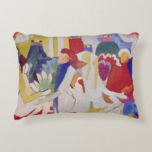 Wassily Kandinsky Oriental Decorative Cushion (Front)