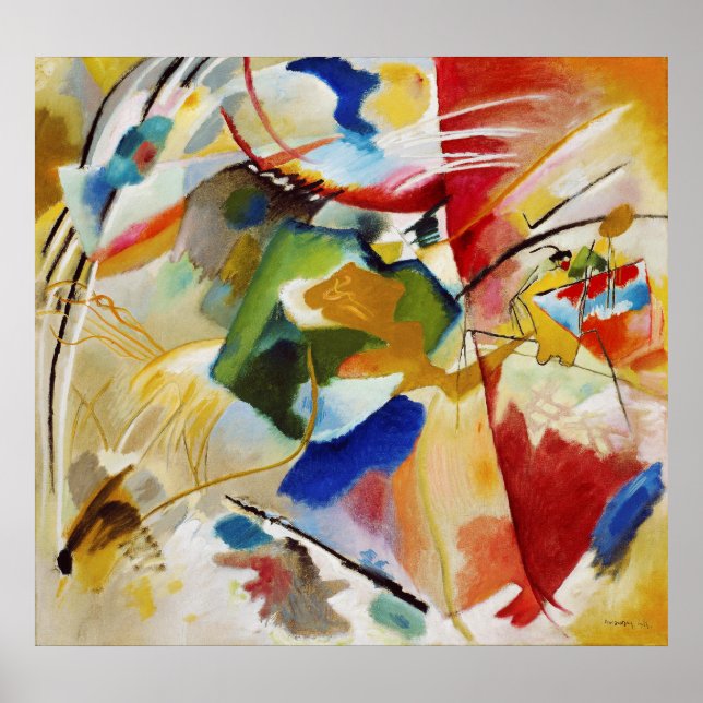 Wassily Kandinsky | Painting with Green Center Poster (Front)