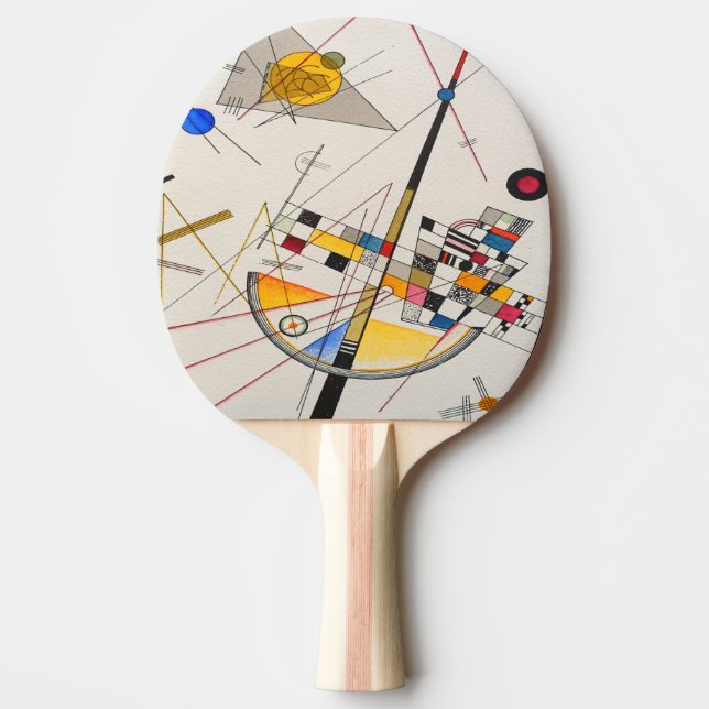 wassily kandinsky ping pong paddle (Front)