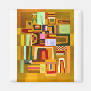 Wassily Kandinsky Pink Compensation Magnet
