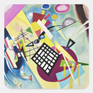 Wassily Kandinsky Square Sticker