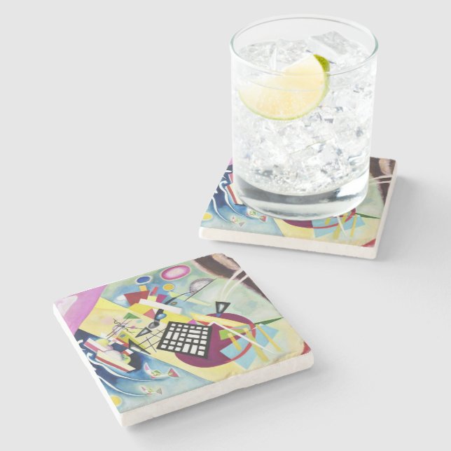 Wassily Kandinsky Stone Coaster (Side)