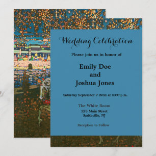 Wassily Kandinsky The Riding Couple Russian Art Invitation