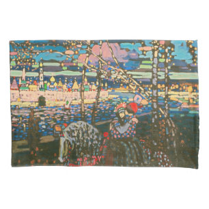 Wassily Kandinsky The Riding Couple Russian Art Pillowcase