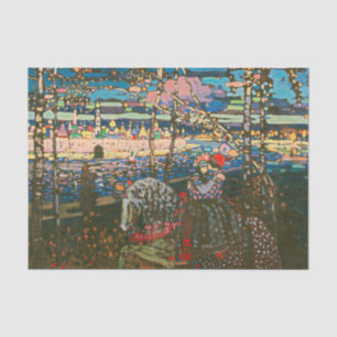 Wassily Kandinsky The Riding Couple Russian Art Tissue Paper