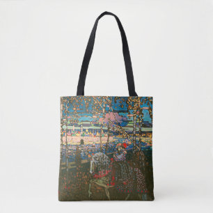 Wassily Kandinsky The Riding Couple Russian Art Tote Bag