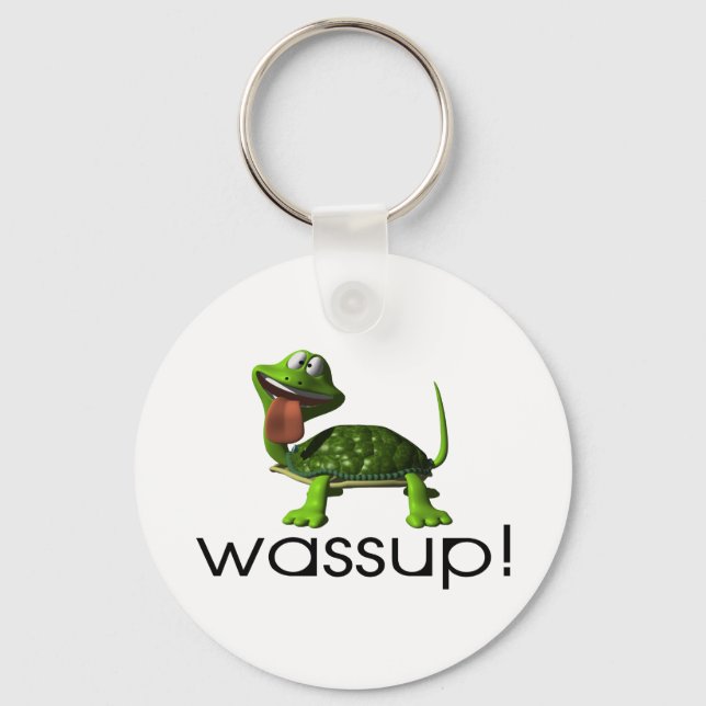 Wassup Turtle Key Ring (Front)